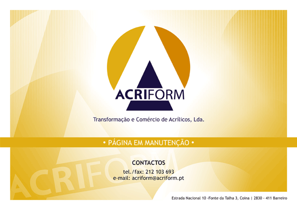 Acriform - Criação em Acrilico